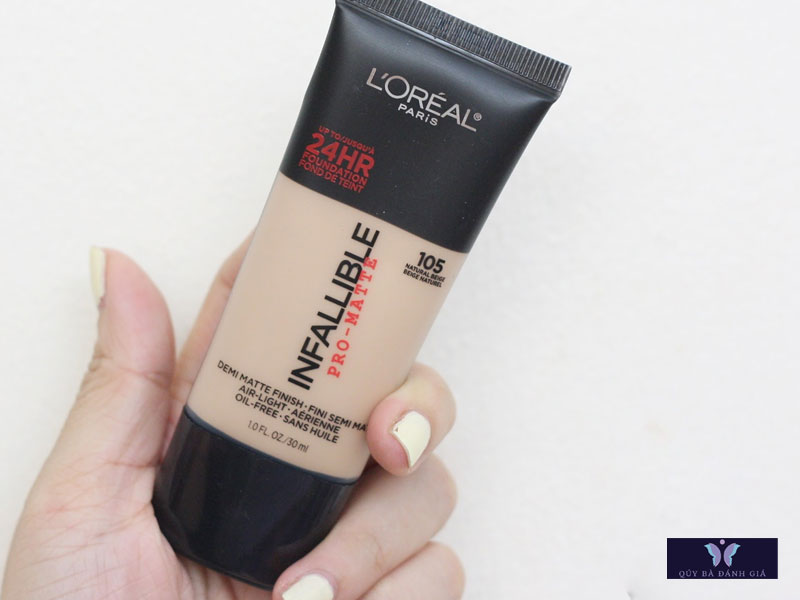 Loreal-infallible-pro-matte-24h-foundation-danhgiasao