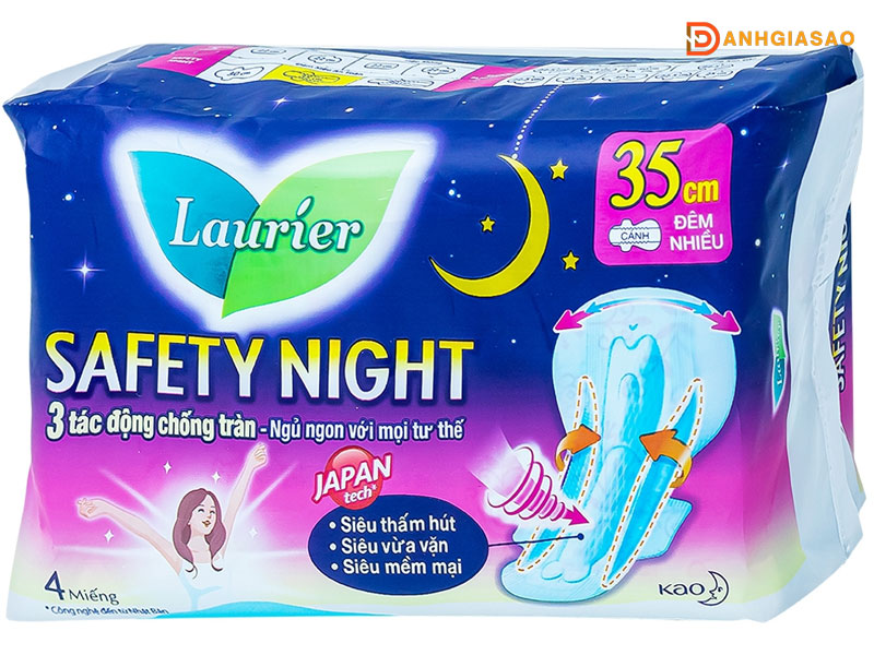 Bang-ve-sinh-laurier-safety-night-35cm-danhgiasao