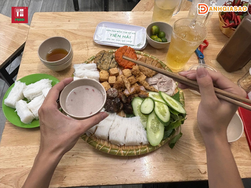 Bún đậu Tiến Hải menu - Trọn vẹn hương vị từ đất Hà thành