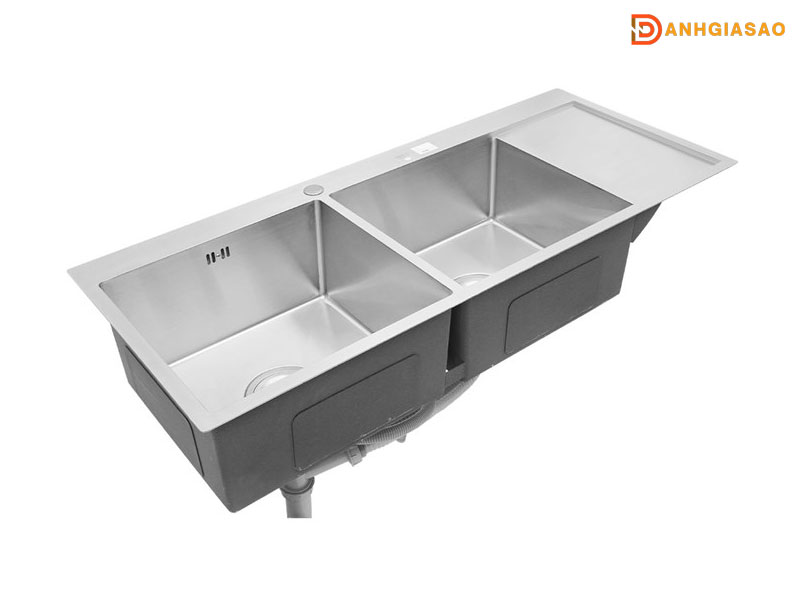 Chau-rua-chen-2-ngan-1-canh-inox-eurolife-el-hm12050-danhgiasao